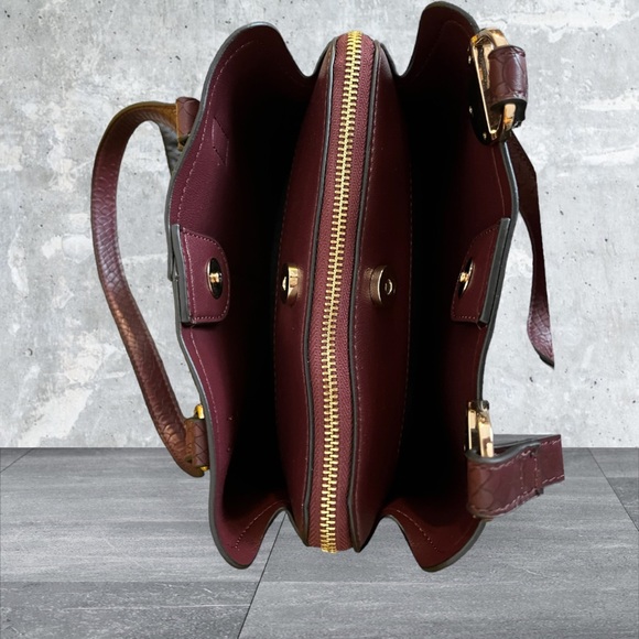 DUNE London Berry Patent Medium Bag BNWT - Picture 8 of 13